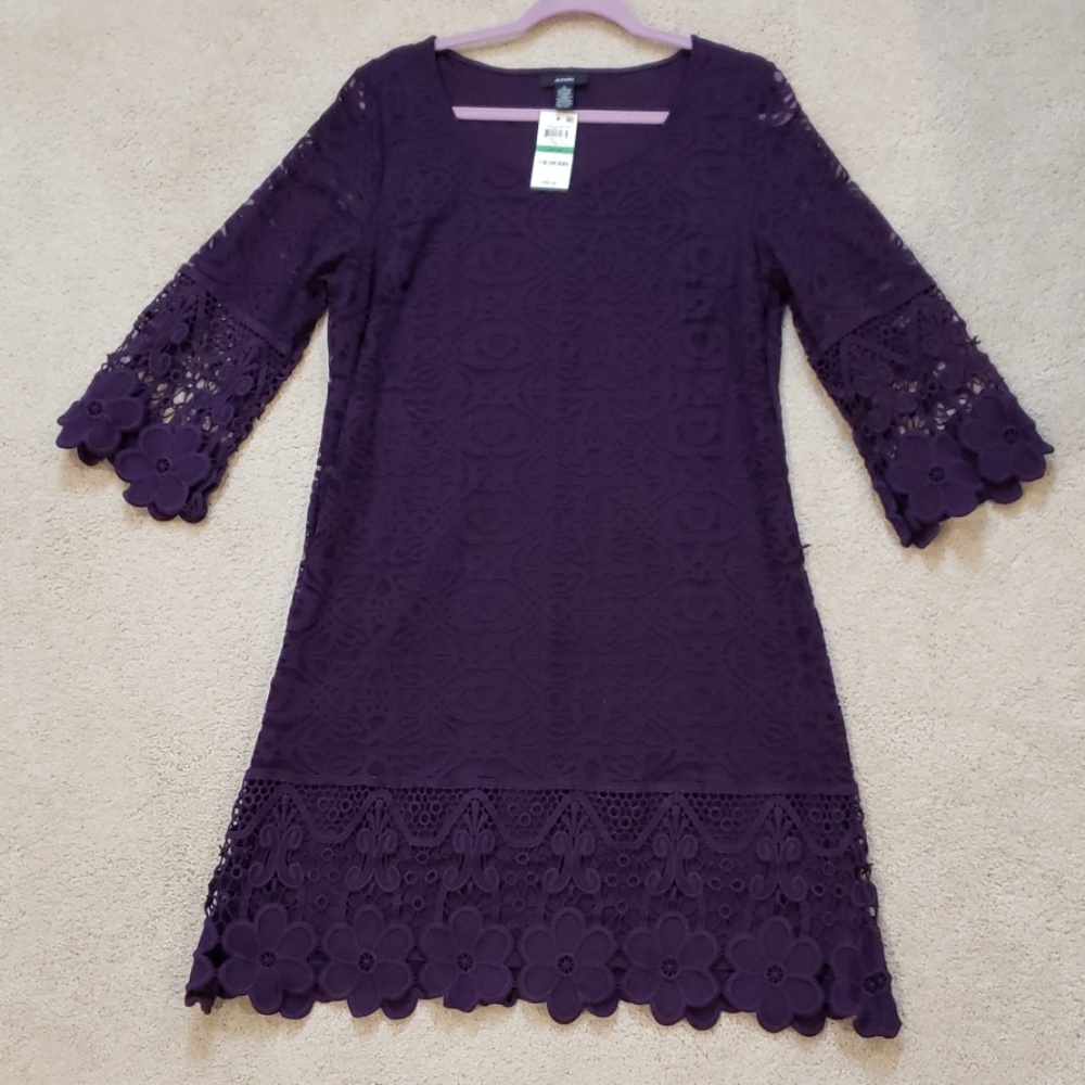 Dark Purple Alfani Dress